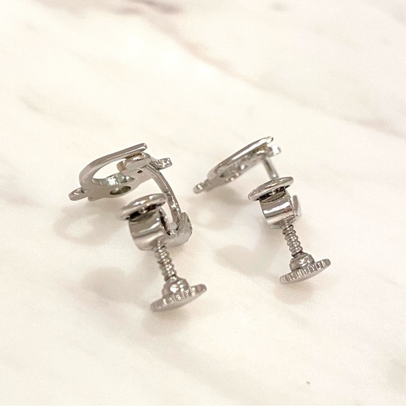 DIOR SILVER EARRINGS❤️ - Picture 3 of 6
